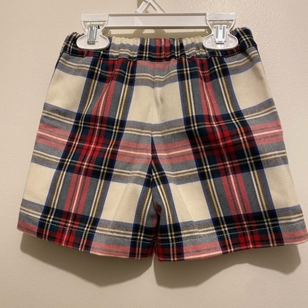 Sal and Pimenta boys tartan plaid shorts NWT